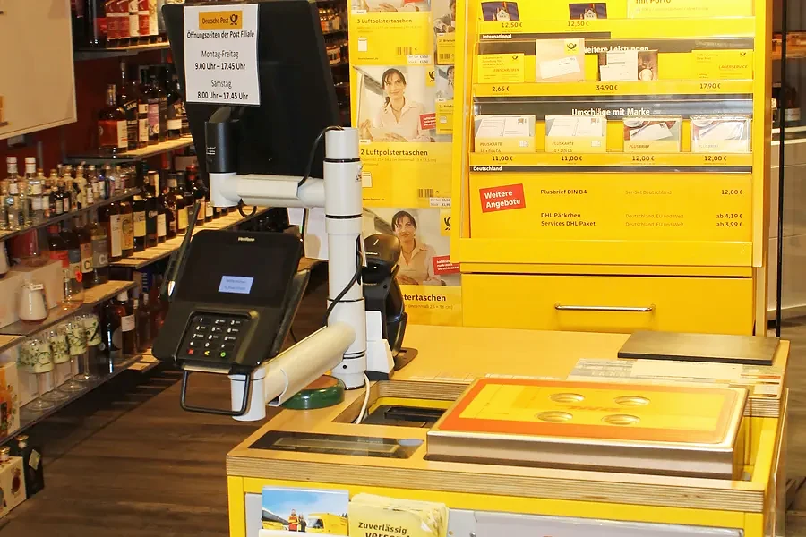 Lotto- und Postbereich